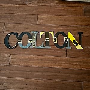 Colton Letters in Batman
